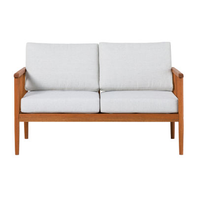 Modern Outdoor Spindle Loveseat