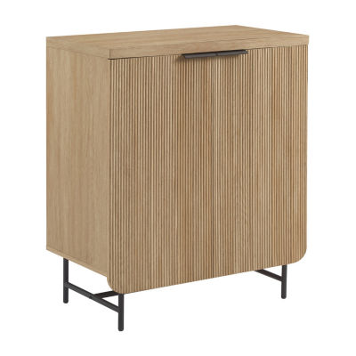 Scandinavian 2-Door Accent Cabinet