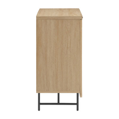 Scandinavian 2-Door Accent Cabinet