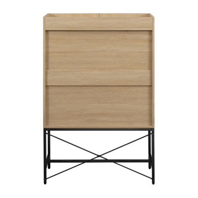 Contemporary 2-Door Accent Cabinet