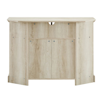 44" Grooved Door Corner TV Stand