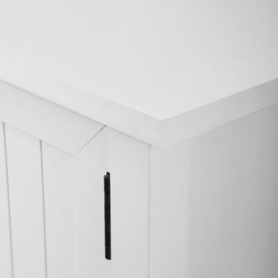 Farmhouse 2-Door Simple Rustic TV Stand