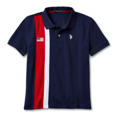 U.S. Polo Assn. Little & Big Boys Embroidered Short Sleeve Shirt