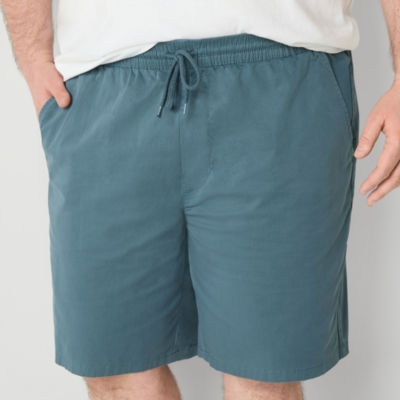 Arizona Mens Big and Tall Mid Rise Jogger Shorts