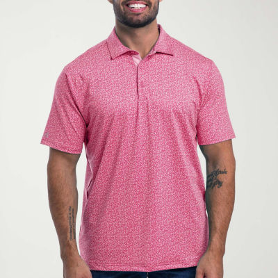 Antigua Mens Regular Fit Short Sleeve Polo Shirt