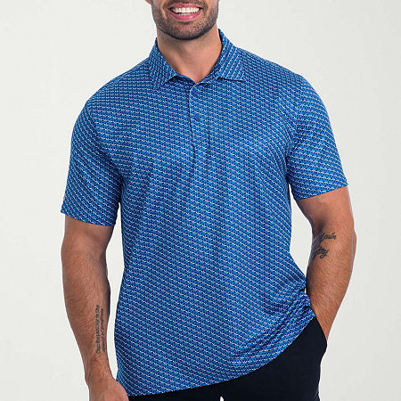 Antigua Spring 2025 Mens Short Sleeve Polo Shirt, Xx-large, Blue