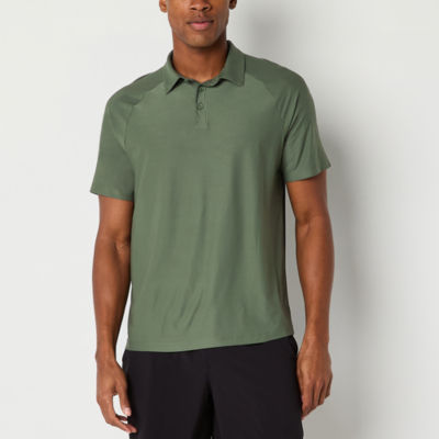 Xersion Activated Cooling Mens Regular Fit Short Sleeve Polo Shirt