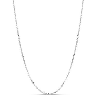 Made in Italy Womens Sterling Silver 16 Inch Mariner Chain Necklace