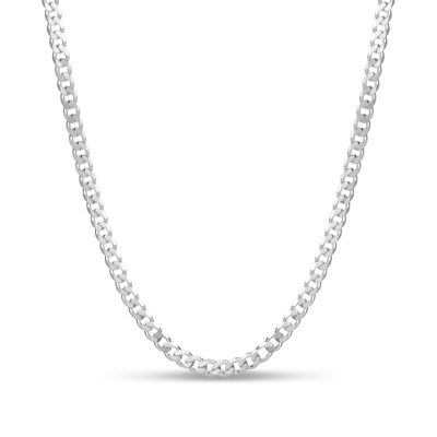 Made in Italy Sterling Silver Inch Solid Chain Necklace