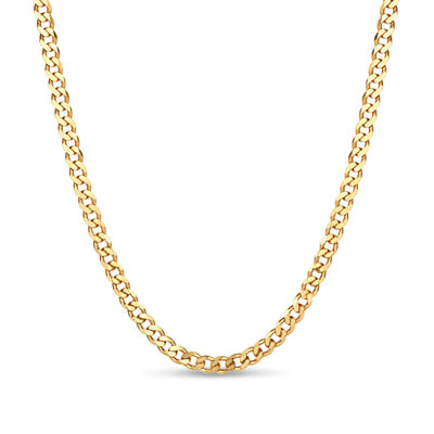 Made in Italy 18K Gold Over Silver 30 Inch Solid Chain Necklace