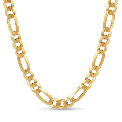 Made In Italy 18K Gold Over Silver Figaro 24 Inch Chain Necklace