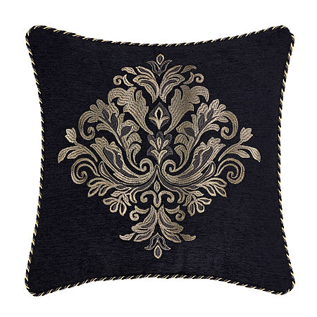 Queen Street Sayreville Square Throw Pillow, One Size, Black