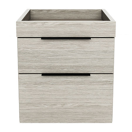 Capri Bedroom Collection 2-Drawer Nightstand, One Size, Gray