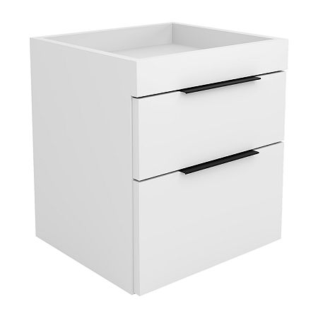 Capri Bedroom Collection 2-Drawer Nightstand, One Size, White