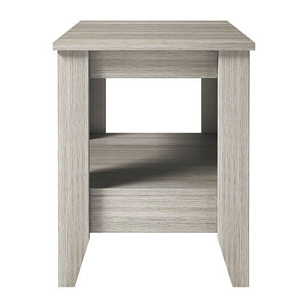 Prato Bedroom Collection Nightstand, One Size, Gray