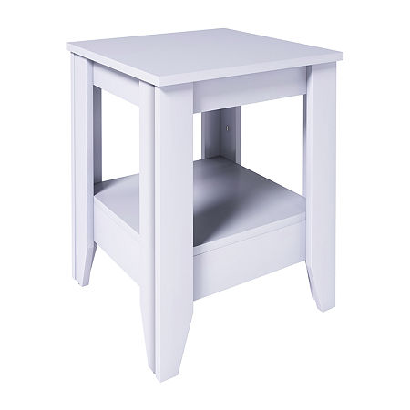 Prato Bedroom Collection Nightstand, One Size, White