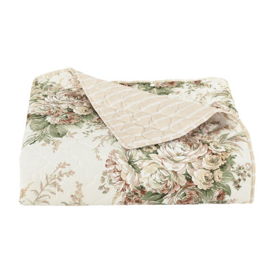 Royal Court Estelle Floral Quilt Set