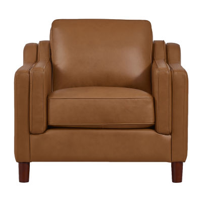 Bella TrackArm Leather Chair JCPenney