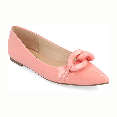  -Journee Collection Womens Clareene Pointed Toe Ballet Flats