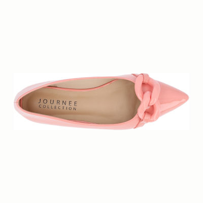 Journee Collection Clareene Womens Pointed Closed Toe Ballet Flats