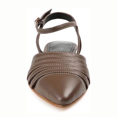 Journee Signature Dexie Womens Pointed Closed Toe Ballet Flats