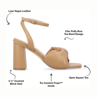 Journee Collection Womens Lottey Heeled Sandals