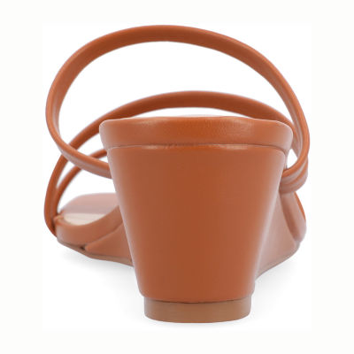 Journee Collection Womens Takarah Wedge Sandals