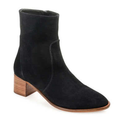 Journee Signature Womens Airly Stacked Heel Booties