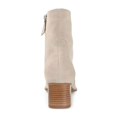 Journee Signature Womens Airly Stacked Heel Booties