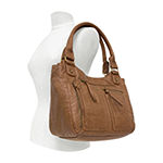 Bueno of California Washed Double Shoulder Bag