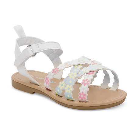  Carter's Little & Big Girls Karlee Adjustable Strap Flat Sandals