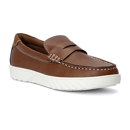 Xray Footwear Xray Rio Boys Closed Toe Slip-On Shoe, 3 Medium, Brown