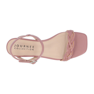 Journee Collection Womens Verity Ankle Strap Flat Sandals