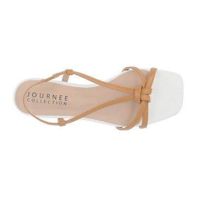 Journee Collection Womens Bridget Slingback Strap Flat Sandals