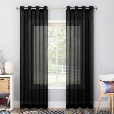 No 918 Calypso Light-Filtering Grommet Top Single Curtain Panel