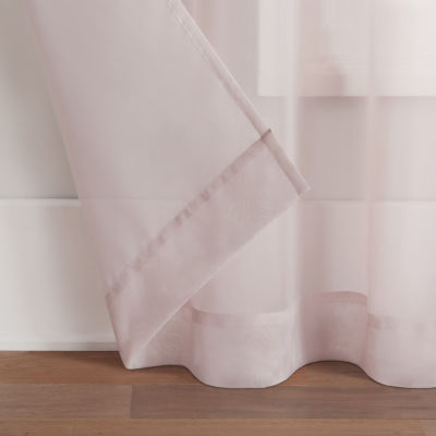 Eclipse Livia Sheer Grommet Top Single Curtain Panel