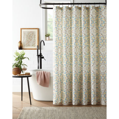 Linden Street Multi Medallion Shower Curtain, Color Multi JCPenney