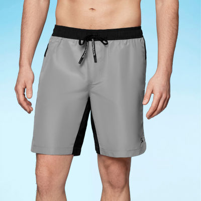 Sports Illustrated Mens Drawstring Waist Swim Trunks