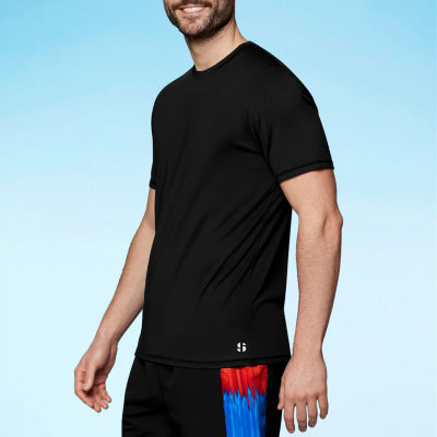 Sports Illustrated Mens Short Sleeve Swim Shirt