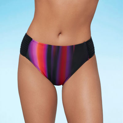 Sports Illustrated Womens Tie Dye Hipster Bikini Swimsuit Bottom