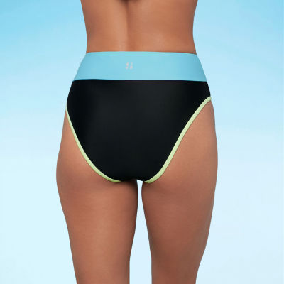 Sports Illustrated Womens High Waist Bikini Swimsuit Bottom
