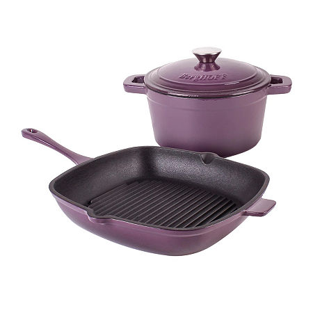 BergHOFF Neo Cast Iron 3-pc. Cookware Set, One Size, Purple