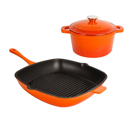 BergHOFF Neo Cast Iron 3-pc. Cookware Set, One Size, Orange