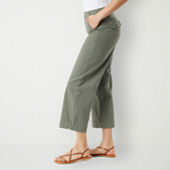 Wide Leg Cropped Pants Capris Crops for Women JCPenney