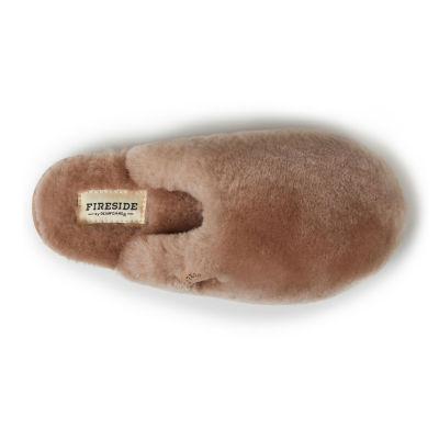 Dearfoams Fireside Shelly Genuine Shearling Womens Moccasin Slippers