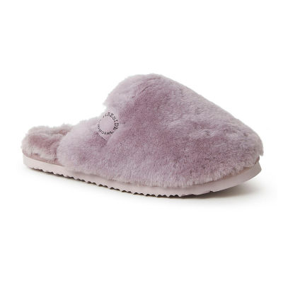 Dearfoams Fireside Shelly Genuine Shearling Womens Moccasin Slippers