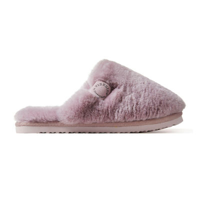 Dearfoams Fireside Shelly Genuine Shearling Womens Moccasin Slippers