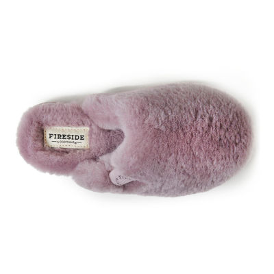 Dearfoams Fireside Shelly Genuine Shearling Womens Moccasin Slippers