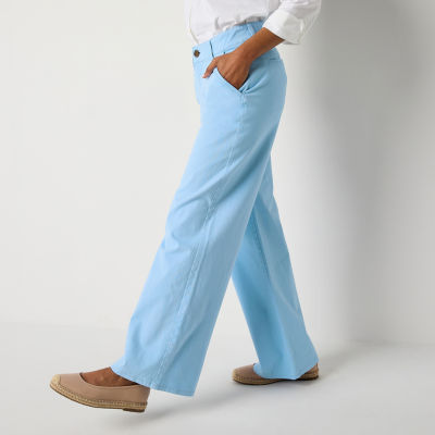 St. John's Bay-Tall Regular Fit Wide Leg Trouser