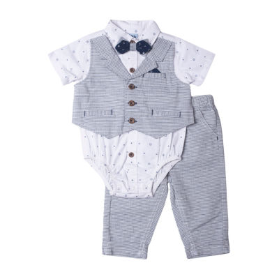 Little Lad Baby Boys 3-pc. Pant Set